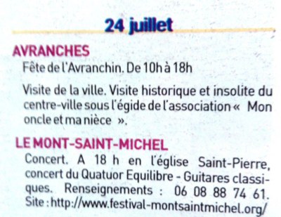 La gazette de la manche - juillet 2016 (1)